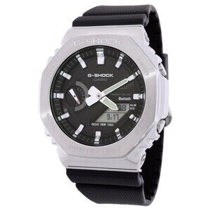NWT Authentic Casio G-Shock Alarm Analog-Digital Black Dial Watch